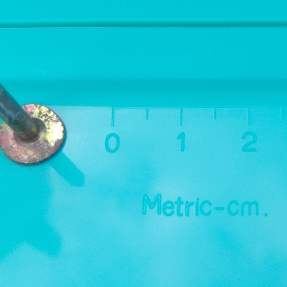 Vtg Eagle Craftstor Craft Tote Bin Aqua Pink - Picture 6 of 7